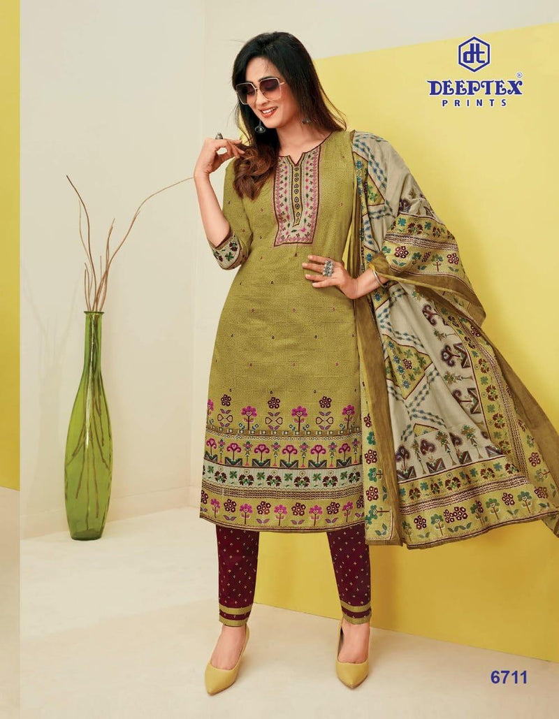 Deeptex Prints Miss India Vol 67 Pure Cotton Salwar Suit