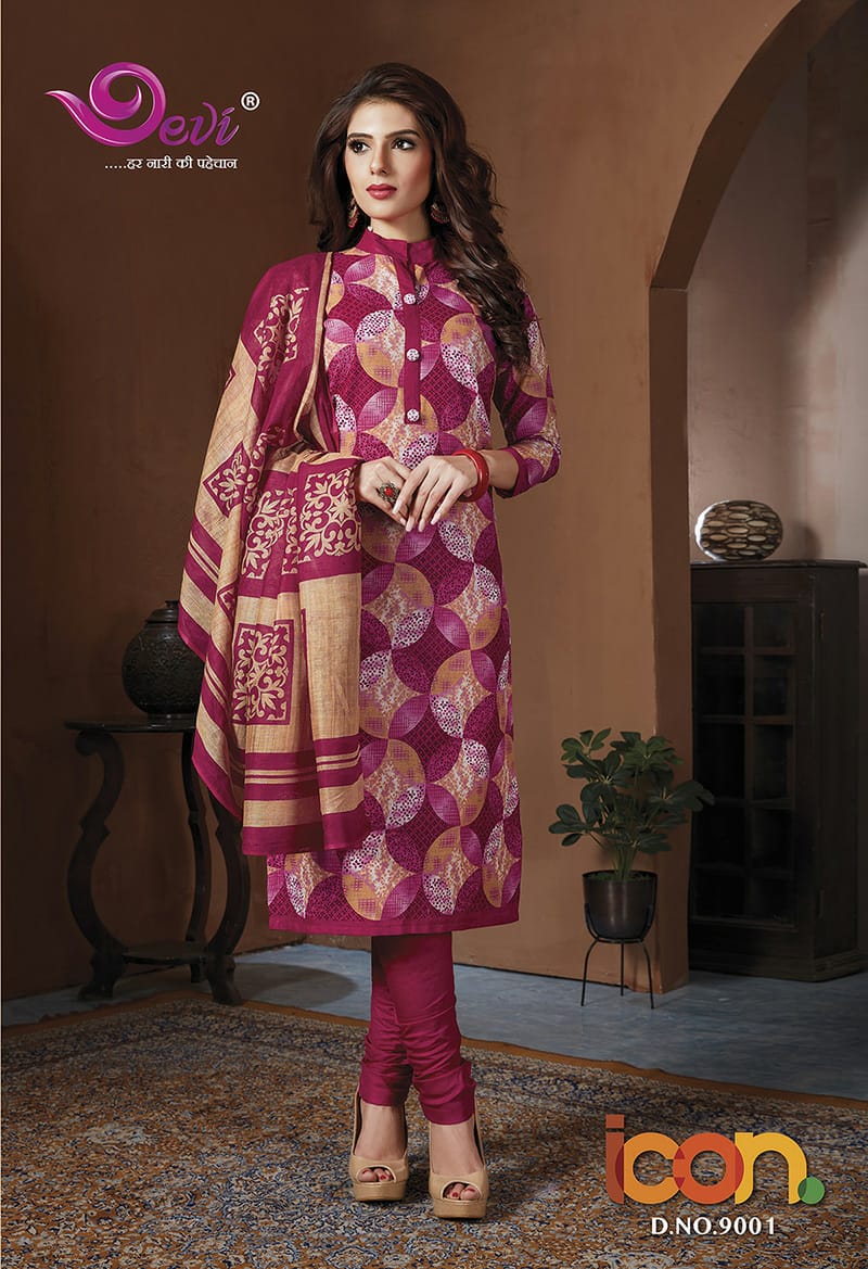 Devi Fashion Icon Vol 9 Pure Cotton Dailywear Casual Salwar Suits
