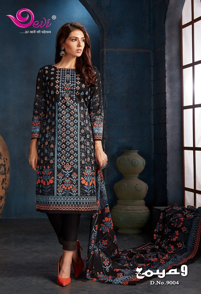 Devi Fashion Launch Zoya Vol 9 Cambric Cotton Exclusive Designer Printed Slawar Kameez