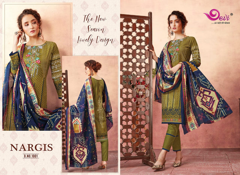 Devi Fashion Nargis Pure Lawn Casual Wear Salwar Kameez