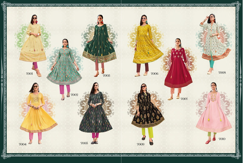 Diya Trends Ethnicity Vol 7 Designer Casual Wear Kurti Collection