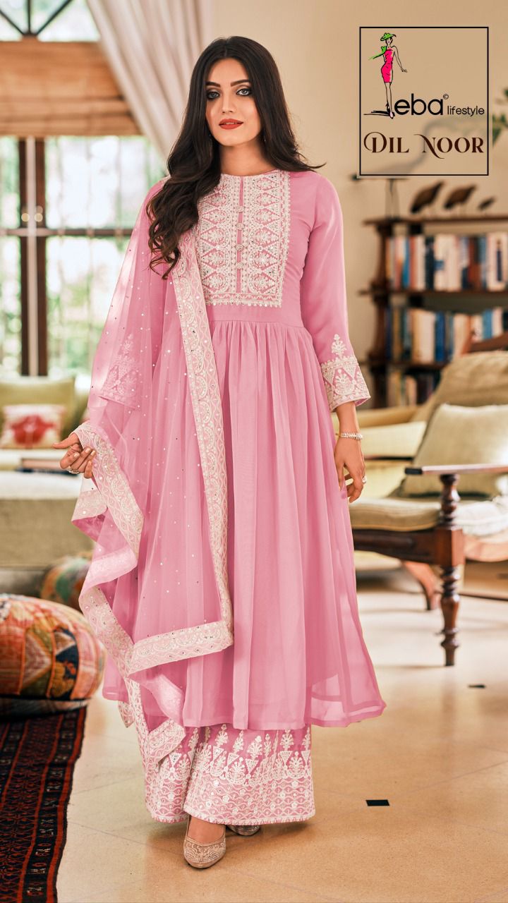 Eba Lifestyle Dil Noor Georgette Party Wear Salwar Suit