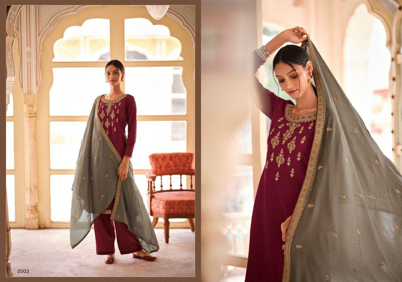Kasmeera Ekaaya Vol 2 Fabulous Silk Party Wear Ready Made Salwar Suits