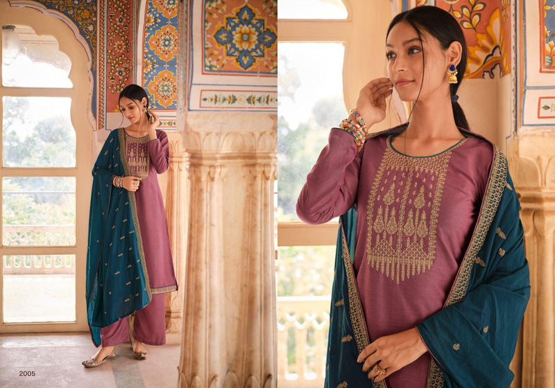 Kasmeera Ekaaya Vol 2 Fabulous Silk Party Wear Ready Made Salwar Suits