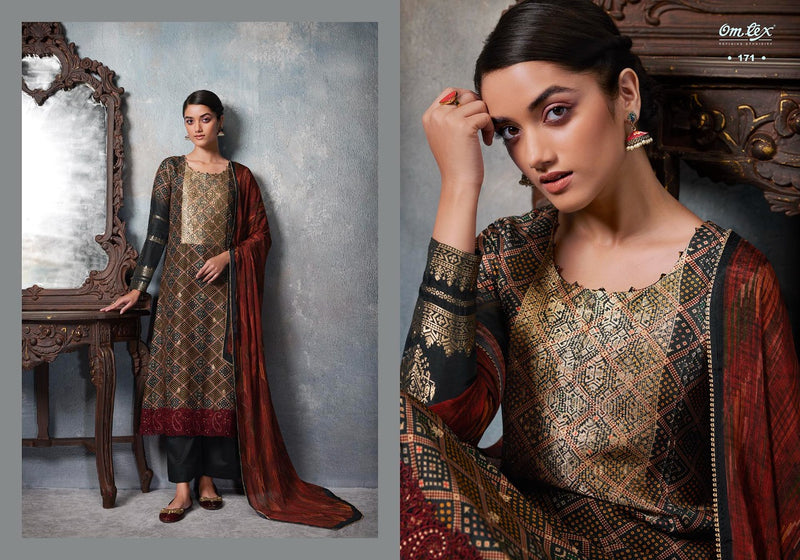 Omtex Elaina Jacquard With Heavy Embroidery Work Stylish Designer Casual Look Festive Wear Salwar Kameez