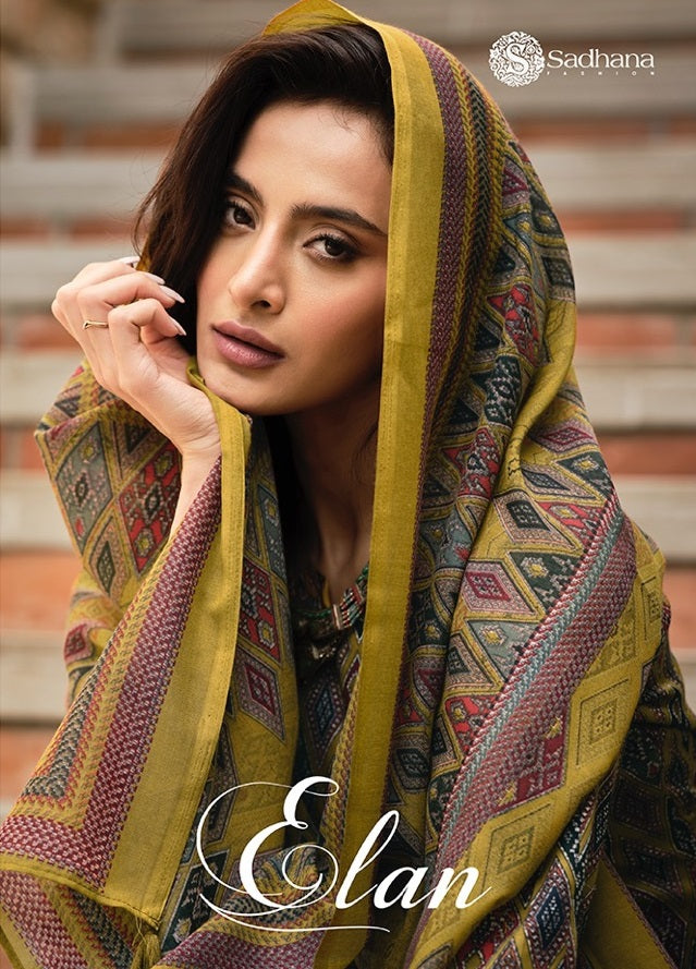Sadhana Fashion Elan Jam Silk With Heavy Embroidery Work Stylish Designer Festive Wear Salwar Kameez