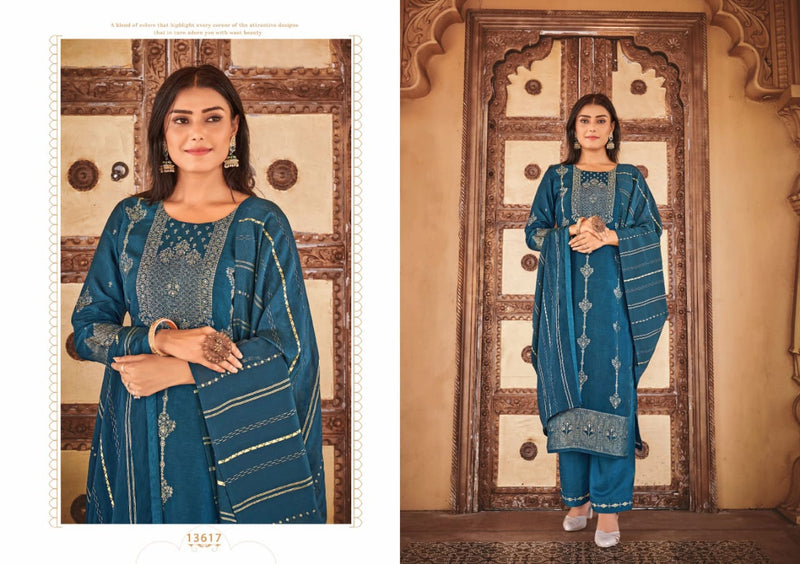 Kalaroop Kajree Erika Jacquard With Embroidery Work Stylish Designer Casual Wear Salwar Kameez