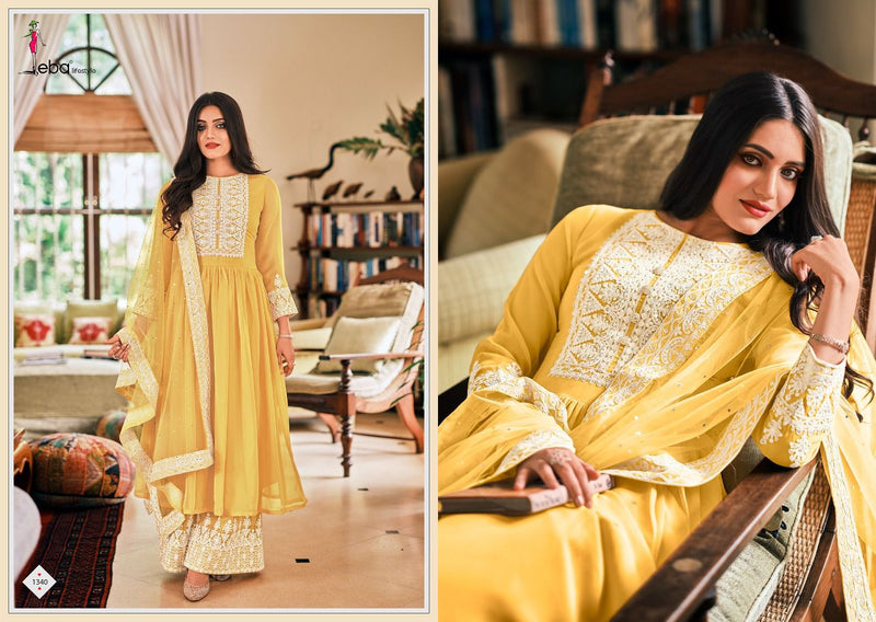 Eba Lifestyle Dil Noor Georgette With Embroidery Work Salwar Suit