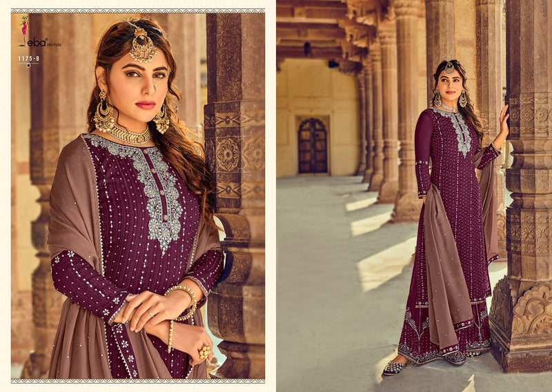 Eba Lifestyle Hurma Color Edition Vol 34 Fox Georgette With Heavy Embroidery Work Exclusive Fancy Salwar Suits