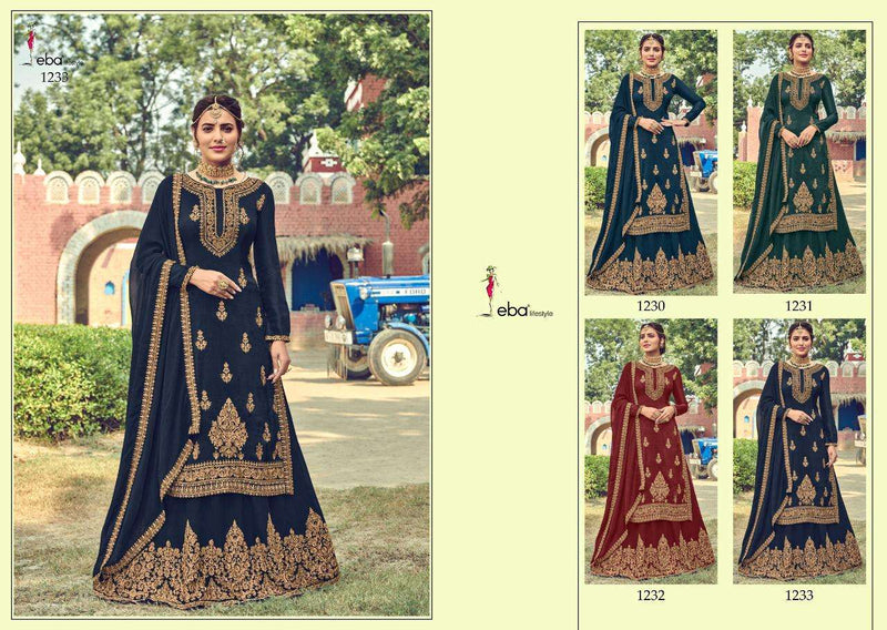 Eba Lifestyle Khwaish Georgette With Embroidery Work Salwar Suit