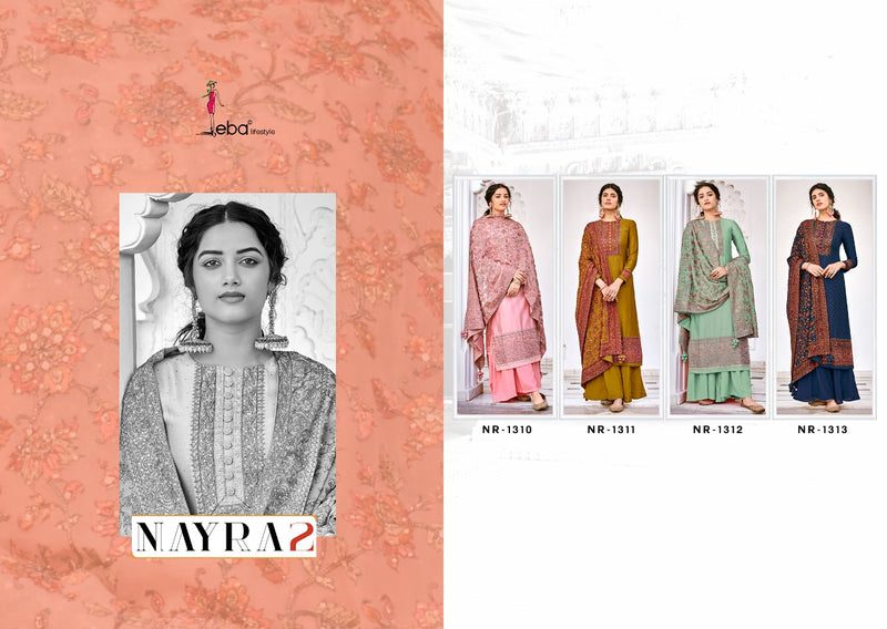 Eba Lifestyle Nayra Vol 2 Viscose Silk Heavy Embroidery Work Salwar Kameez