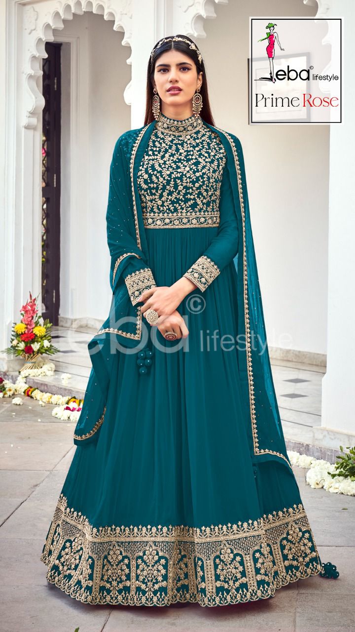 Eba Lifestyle Prime Rose Vol 3 Georgette With Heavy Embroidery