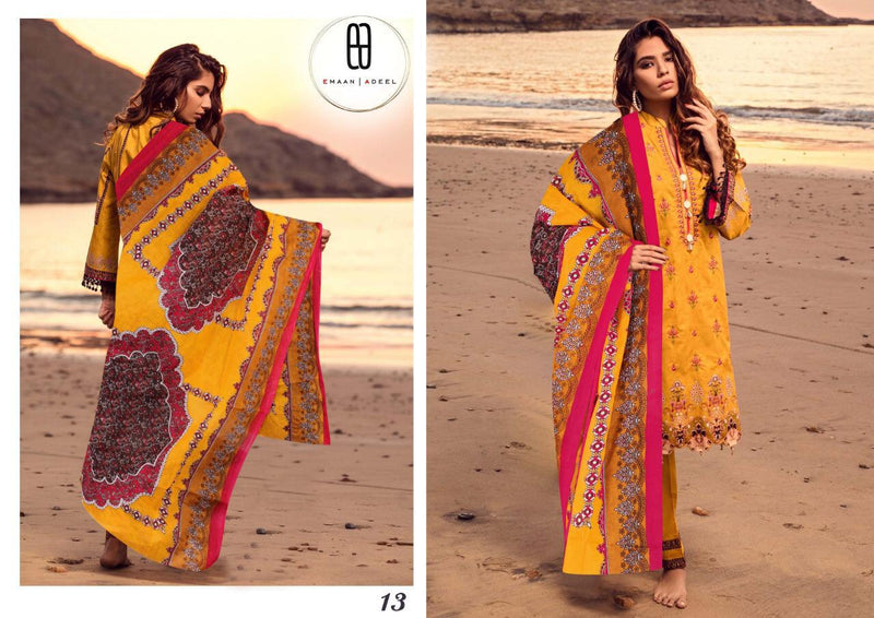 Emaan Adeel Vol 2 Pure Lawn Karachi Designer Pakistani Suit