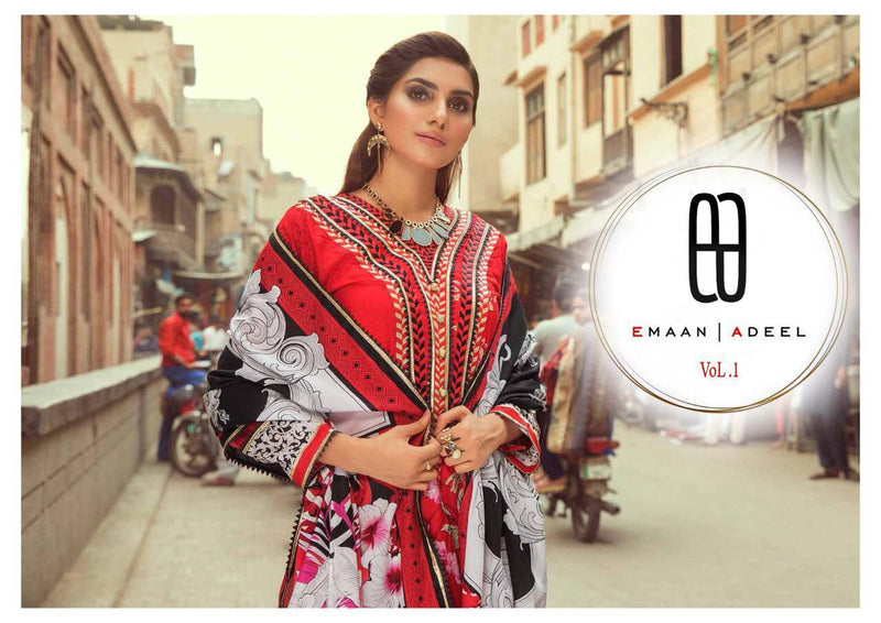 Emaan Adeel Vol 1 Pakistani Dailywear Casual Collection Salwar Kameez