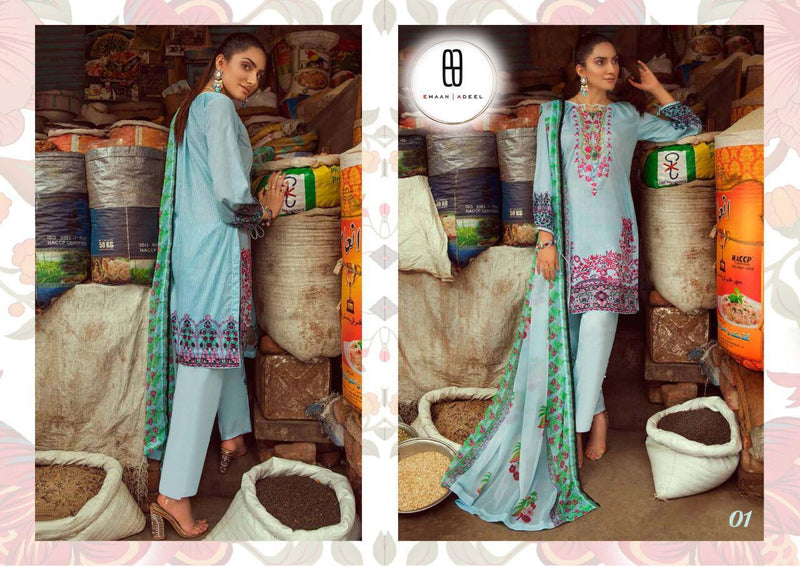 Emaan Adeel Vol 1 Pakistani Dailywear Casual Collection Salwar Kameez
