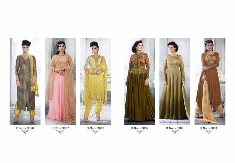 Embellish Collection Nakkashi Georgette With Fancy Embroidery Work Salwar Suits