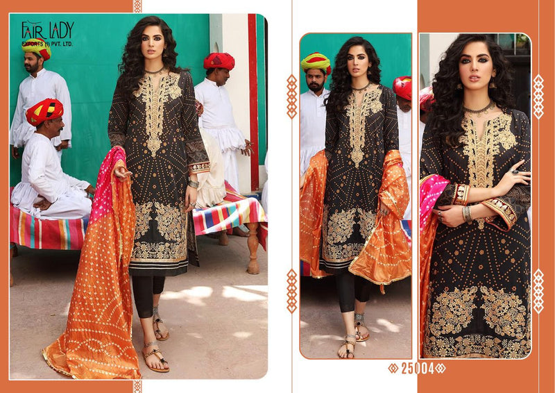 Fair Lady  Aniiq Chunari Lawn Cotton Print Stylish Designer Salwar Kameez