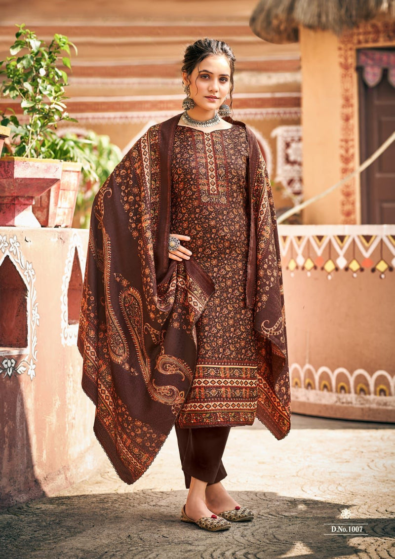 Roli Moli Creation Fanna Pashmina With Beautiful Printed Work Stylish Designer Casual Wear Salwar Suit