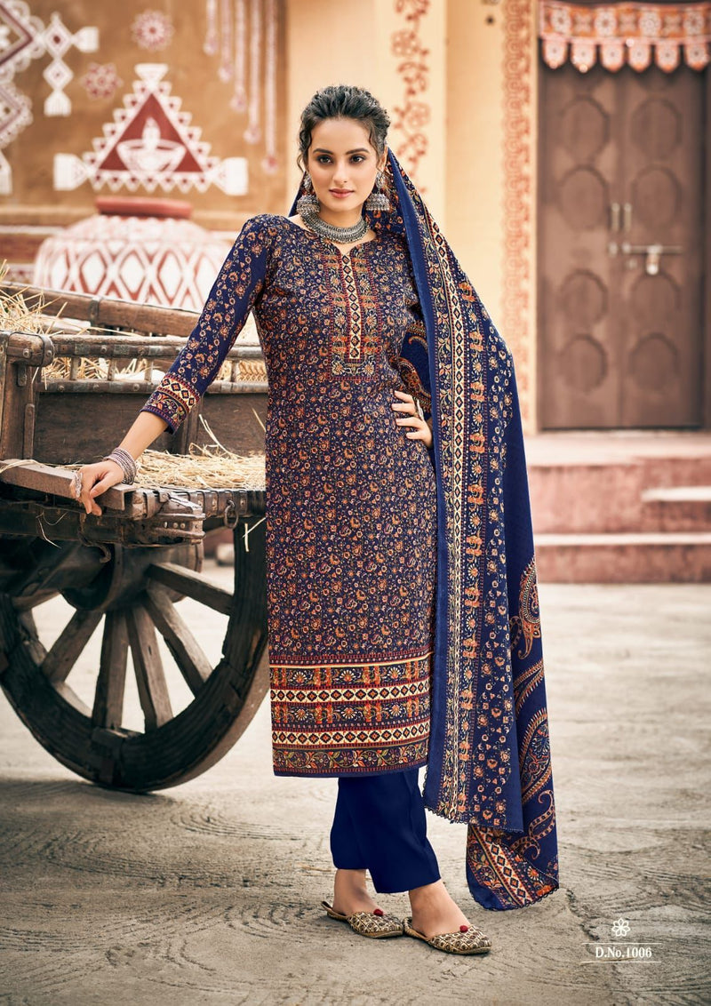 Roli Moli Creation Fanna Pashmina With Beautiful Printed Work Stylish Designer Casual Wear Salwar Suit