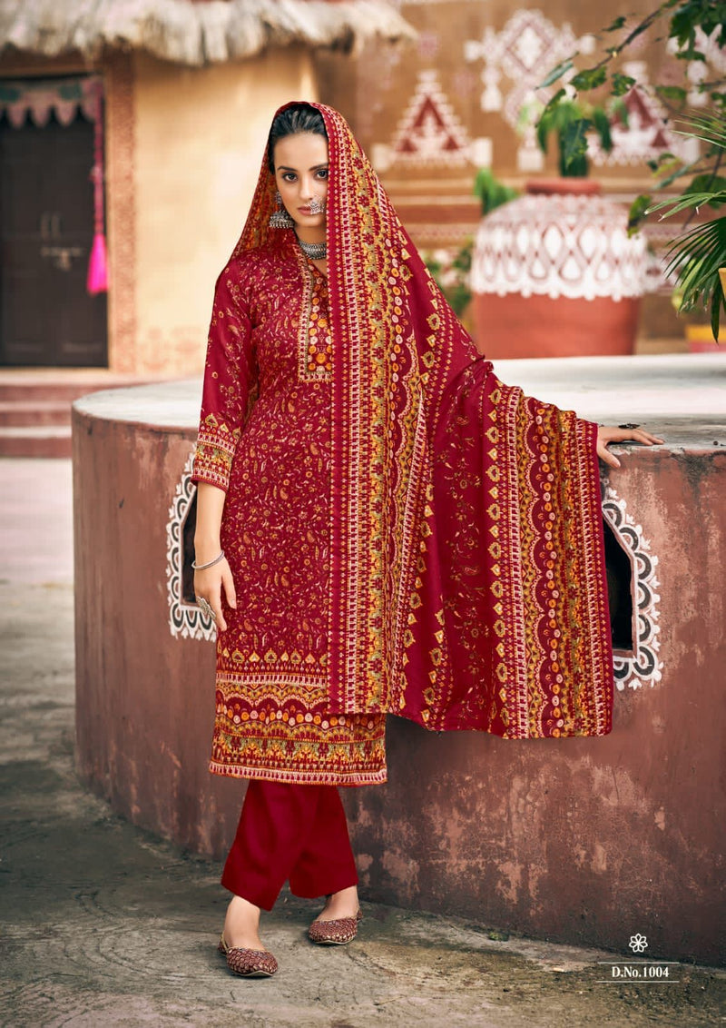 Roli Moli Creation Fanna Pashmina With Beautiful Printed Work Stylish Designer Casual Wear Salwar Suit