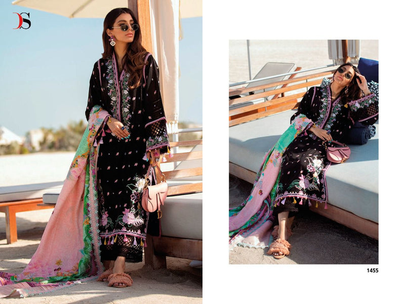 Deepsy Suits Farah Talib Aziz Lawn 22 Cotton Embroidered Pakistani Style Party Wear Salwar Suits