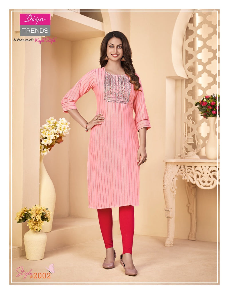 SERENA VOL 3 BY LADIES FLAVOUR RAYON EMBROIDERY FORMAL WEAR KURTI  COLLECTION - Salwar Kameez Wholesaler | Kurtis Wholesaler | Sarees