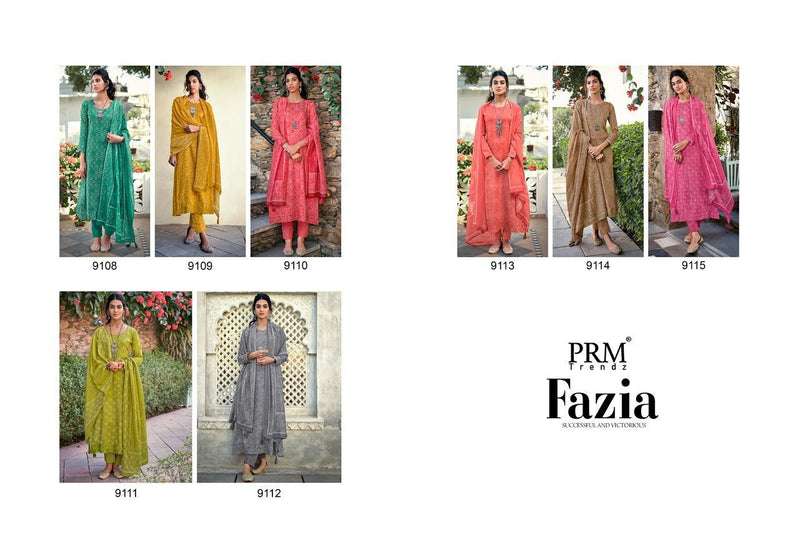 Prm Trendz Fazia Jam Cotton Digital Print Salwar Kameez With Fancy Embroidery