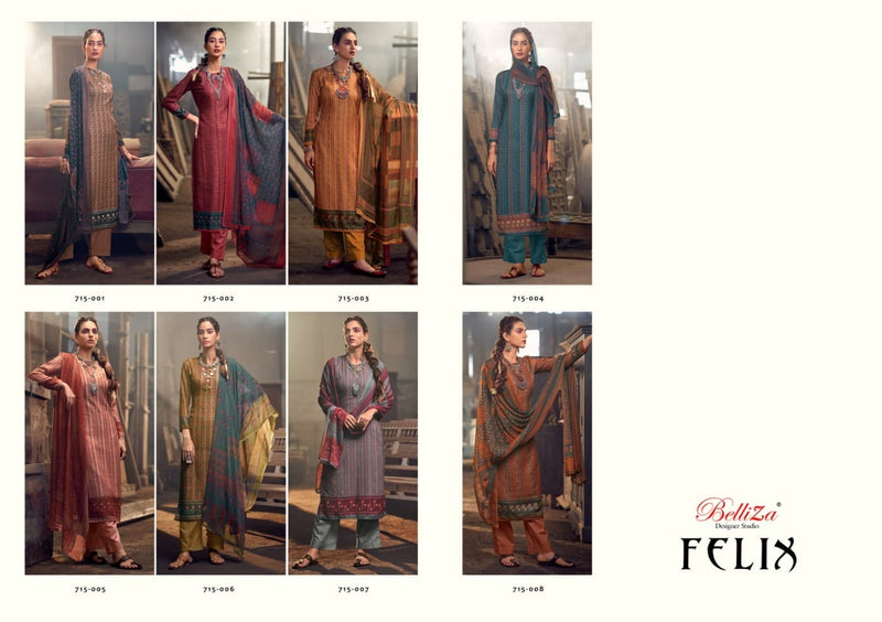 Belliza Felix Pashmina With Fancy Work Stylish Designer Party Wear Salwar Kameez