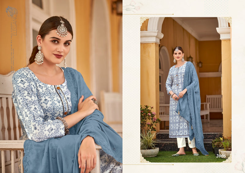 Hermitage Femina Vol 2 Cotton With Fancy Embroidery Work Stylish Designer Casual Look Salwar Kameez