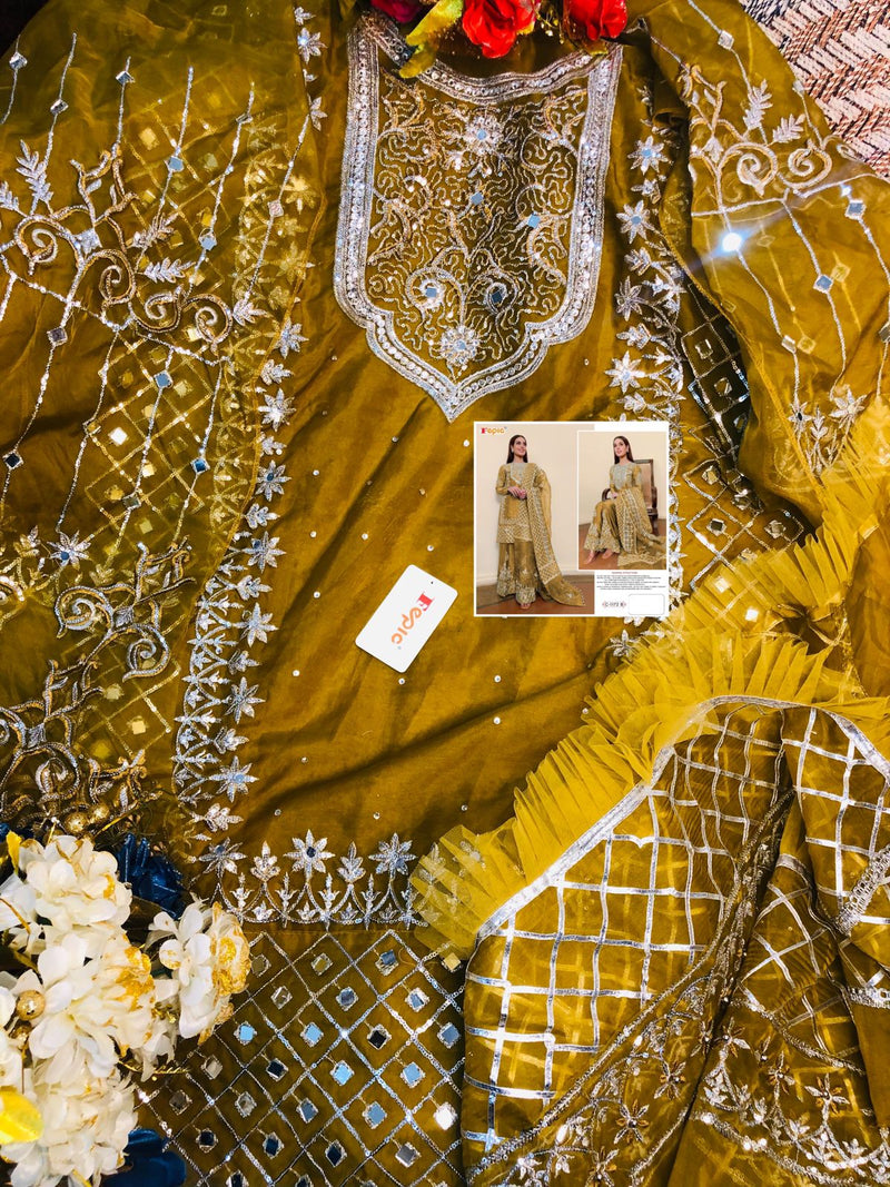 Fepic Rosemeen  C 1172 B Organza  Wedding Wear Pakistani Style Salwar Suits