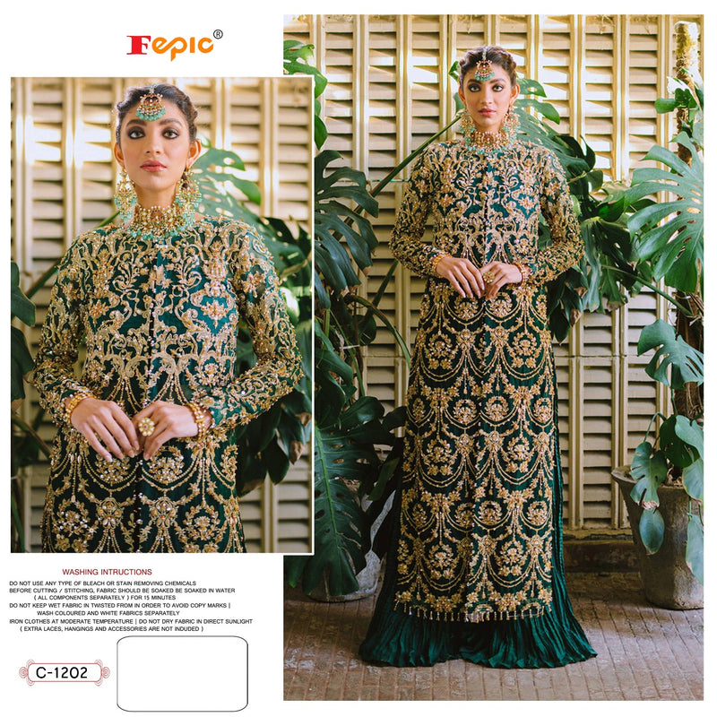 Fepic Rosemeen C 1202 Butterfly Net Designer Pakistani Style Weeding Wear Salwar Suits