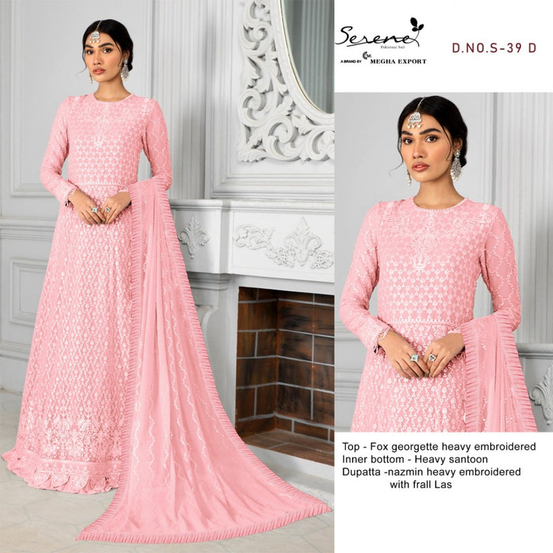 Serene Feza Dno Vol 2 S 39 D Fox Georgette Stylish Designer Party Wear Salwar Suit