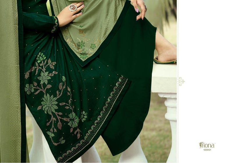 Fiona Presents Ujjwala Vol 5 Soft Silk Designer Partywear Salwar Kameez