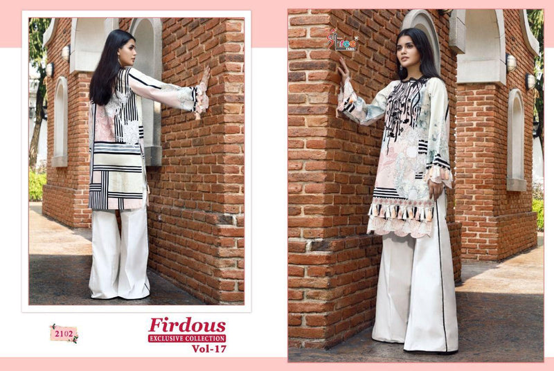 Shree Fabs Firdous Exclusive Collection Vol 17 Pure Cotton Pakistani Style Festive Wear Salwar Suits