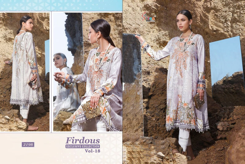 Shree Fabs Firdous Exclusive Collection Vol 18 Cotton Pakistani Style Party Wear Salwar Suits