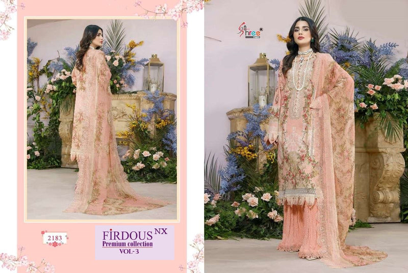 Shree Fabs Firdous Premium Collection Vol 3 NX Cotton Pakistani Style Party Wear Salwar Kameez