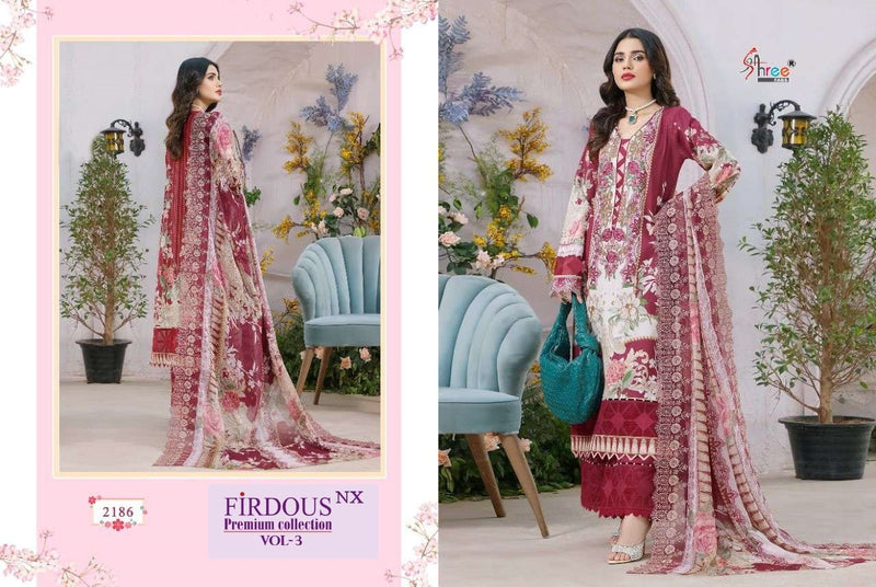 Shree Fabs Firdous Premium Collection Vol 3 NX Cotton Pakistani Style Party Wear Salwar Kameez