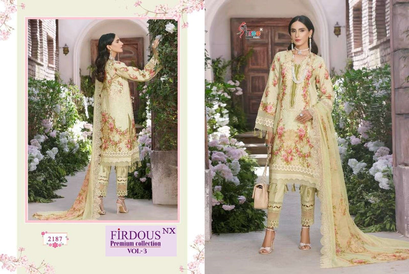 Shree Fabs Firdous Premium Collection Vol 3 NX Cotton Pakistani Style Party Wear Salwar Kameez