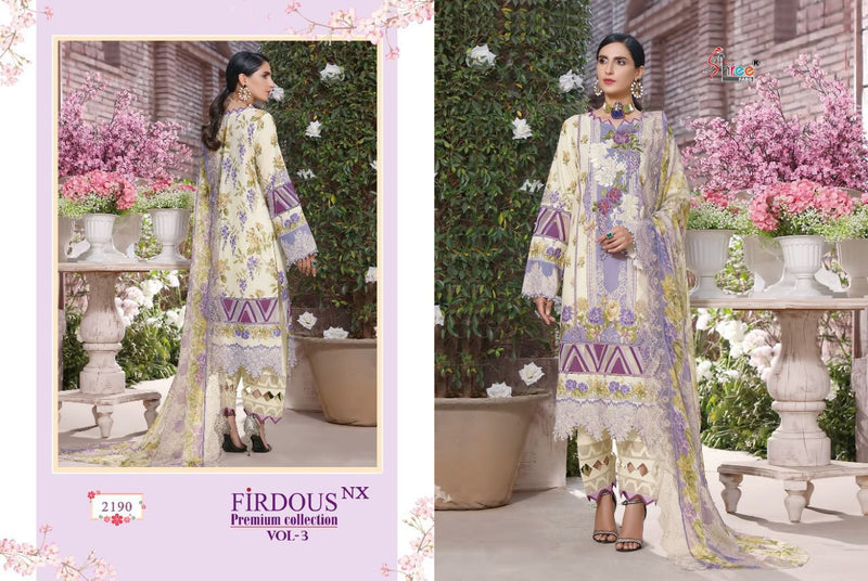 Shree Fabs Firdous Premium Collection Vol 3 NX Cotton Pakistani Style Party Wear Salwar Kameez