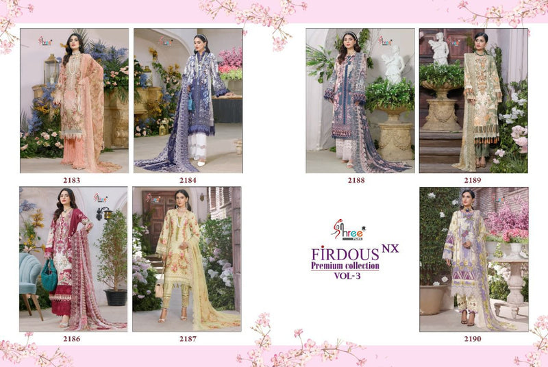 Shree Fabs Firdous Premium Collection Vol 3 NX Cotton Pakistani Style Party Wear Salwar Kameez