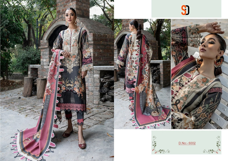 Sharaddha Firdous Vol 6 Pure Cotton Embroidery Work Stylish Designer Fancy Pakistani Salwar Kameez