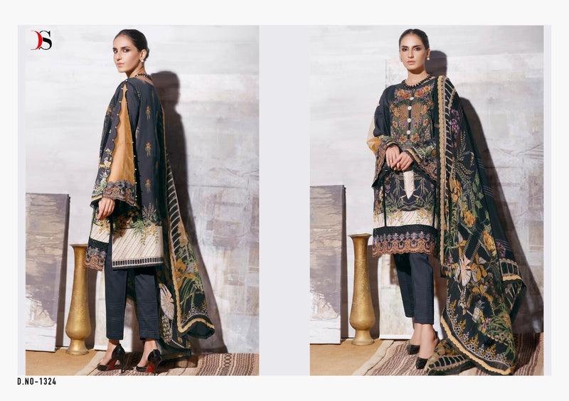 Deepsy Suits Firdous Lawn 22 Cotton Pakistani Style Festive Wear Salwar Kameez