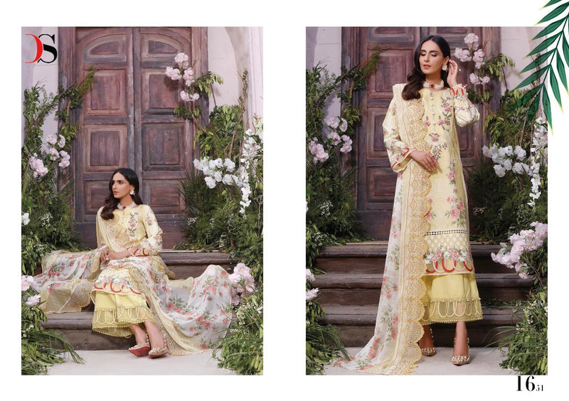 Deepsy Suits Firdous Premium Lawn 22 Vol 2 Cotton Embroidered Pakistani Style Party Wear Salwar Kameez