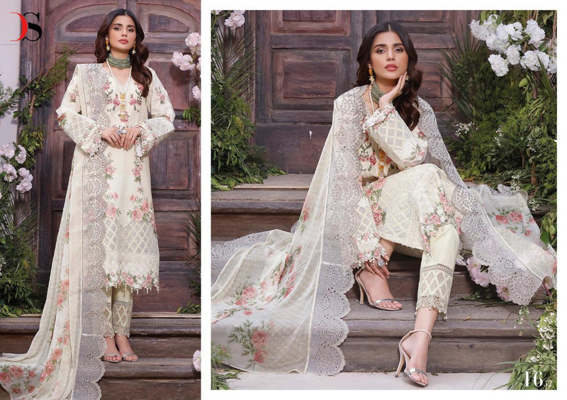 Deepsy Suits Firdous Premium Lawn 22 Vol 2 Cotton Embroidered Pakistani Style Party Wear Salwar Kameez