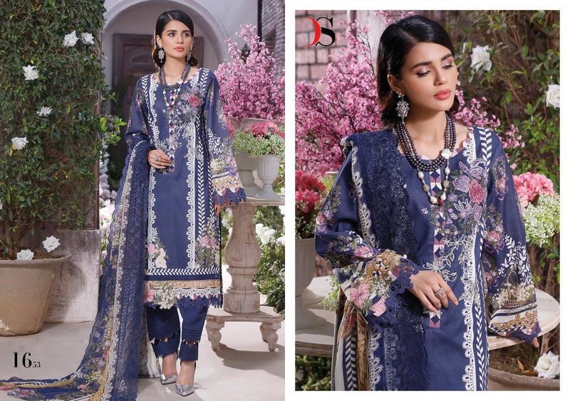 Deepsy Suits Firdous Premium Lawn 22 Vol 2 Cotton Embroidered Pakistani Style Party Wear Salwar Kameez