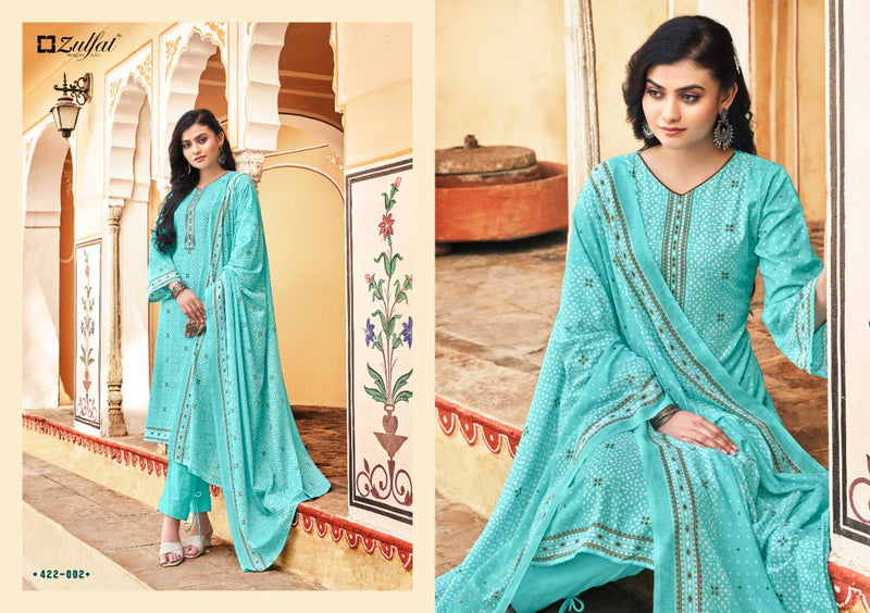 Zulfat Designer Suits Fitoor Pure Cotton Party Wear Salwar Suits