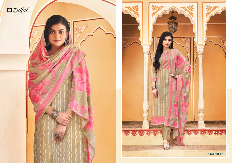 Zulfat Designer Suits Fitoor Pure Cotton Party Wear Salwar Suits