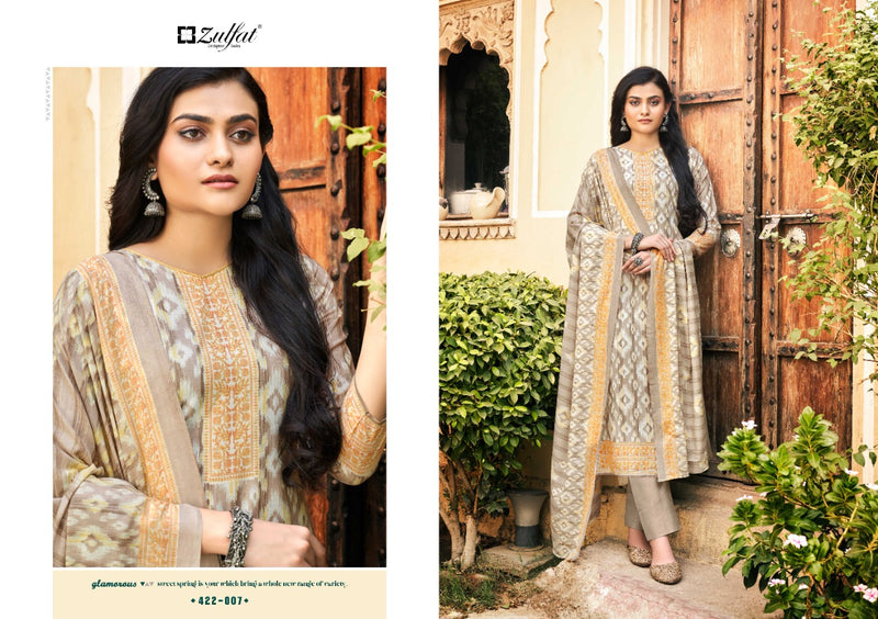 Zulfat Designer Suits Fitoor Pure Cotton Party Wear Salwar Suits