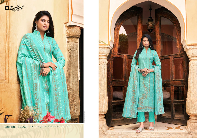 Zulfat Designer Suits Fitoor Pure Cotton Party Wear Salwar Suits