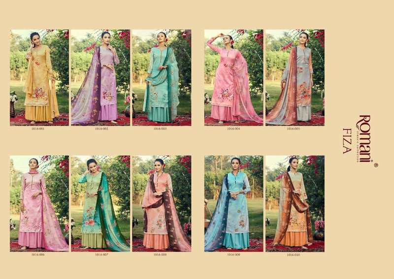 Romani Fiza Jam Cotton Fancy Stylish Festive Wear Digital Printed Salwar Kameez